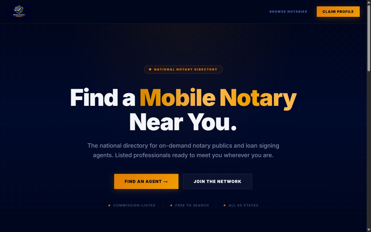 Mobile Notary Nexus